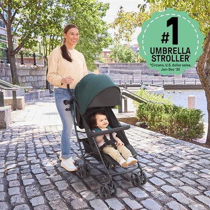 3Dlite Jewel Convenience Stroller – Lightweight Folding Stroller with Car Seat Compatibility, Extra-Large Canopy & Storage