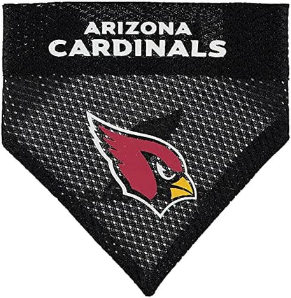 Pets First NFL DOG BANDANA - ARIZONA CARDINALS REVERSIBLE PET BANDANA. 2 Sided Sports Bandana with a PREMIUM Embroidery TEAM LOGO, Large/X-Large. - 2 Sizes & 32 NFL Teams available