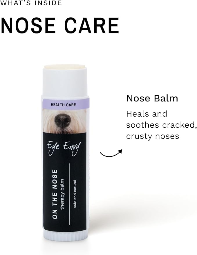 Eye Envy Bulldog Wrinkle Cleaner & Nose Care Kit. Bulldog Wrinkle Wipes, Tear Stain Powder, Applicator Brush & Dog Nose Balm. Cleans Skin Folds. Removes Stains. Helps Cracked Noses. Made in USA