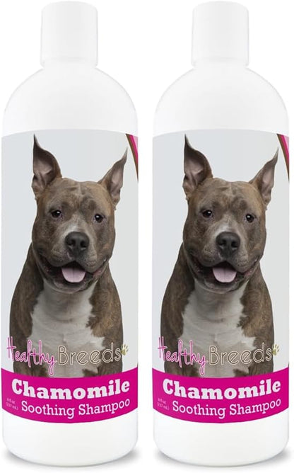 Healthy Breeds American Staffordshire Terrier Chamomile Soothing Dog Shampoo 8 oz (Pack of 2)