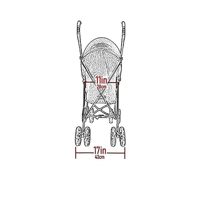 Pet Gear Travel Lite Plus Stroller, Compact, Easy Fold, No Assembly Required, Large Wheels for Cats and Dogs up to 15 pounds, Classic Pink
