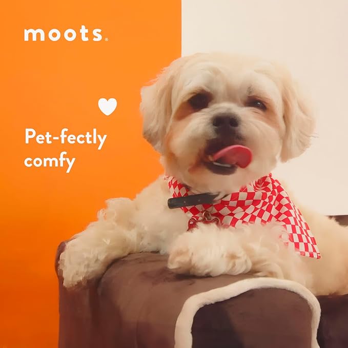 Moots Furry Pet Sofa Lounge, Chocolate, Small