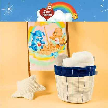 Franco Collectibles Care Bears Heart Classic Retro Super Soft Cotton Bath/Pool/Beach Towel, 60 in x 30 in, (Official Licensed Product)