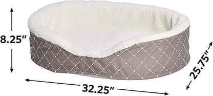 MidWest Homes for Pets CU36MRD Couture Orthopedic Cradle Pet Bed for Dogs & Cats, Intermediate