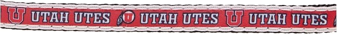 Pets First Collegiate PET Collar New Version Utah Utes Dog Collar, Size Small. Best Sports Team Color for Dogs & Cats. A Shiny & Colorful Dog & Cat Collar Licensed by The NCAA
