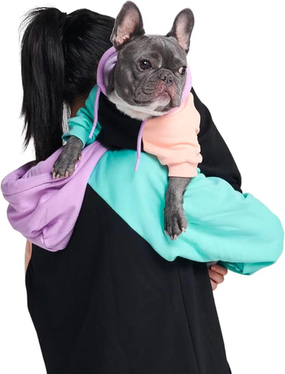 Spark Paws Human Hoodie - Premium Quality, Buttery Soft, Superior Comfort and Fit, Calming Fleece Interior, Suitable for All Styles – Cyber Color Block - 2XL