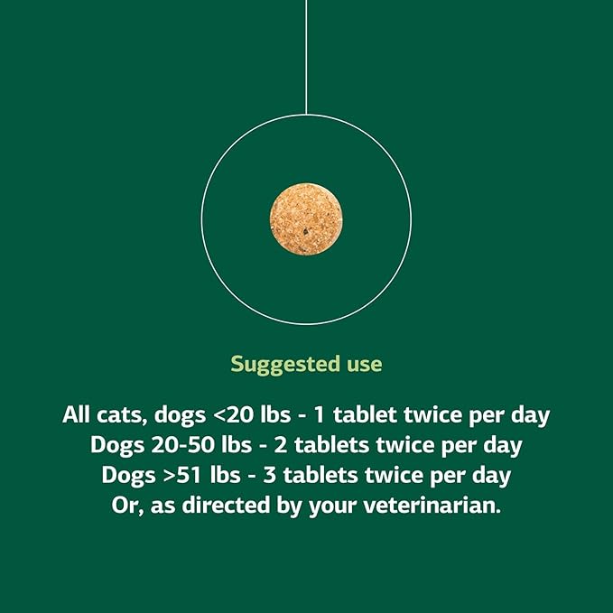 Standard Process Inc. VF Bio-Dent for Pets - Bone Growth & Healthy Tissue Support Pet Supplement - Overall Mouth Health Support Supplement - Nutritional Supplement for Cats & Dogs - 90 Tablets
