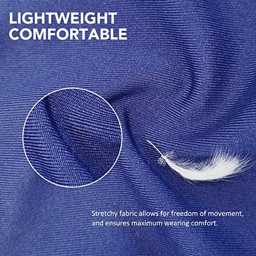 Harrison Howard Super Comfort Stretchy Fly Mask Large Eye Space with UV Protection Soft on Skin with Breathability Navy Blue S