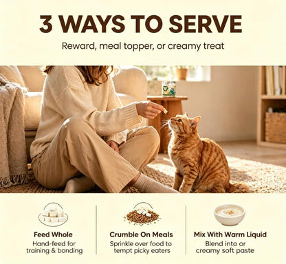Freeze Dried Cat Treats Chicken with Goat Milk