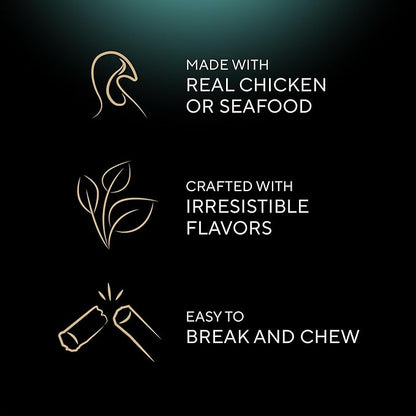 Sheba Meaty Tender Sticks Cat Treats Chicken, Tuna Flavor, or Salmon Flavor, 0.14 oz., 70 Count