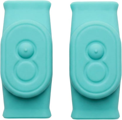 Tabcase v2 Protective Cases (2 Pack) for Loc8tor TabCat Pet Collar Locator v2 (Turquoise)