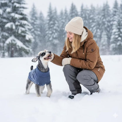 Small Dog Clothes, Warm Dog Pullover Sweater, Cold Weather Cable Knitwear for Chihuahua, Bulldog, Dachshund, Pug, Yorkie, Outfits for Small Dogs (Dark Blue XS)