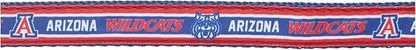 Pets First Collegiate PET Collar New Version Arizona Wildcats Dog Collar, Size Large. Best Sports Team Color for Dogs & Cats. A Shiny & Colorful Dog & Cat Collar Licensed by The NCAA