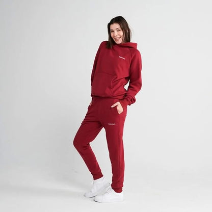 Spark Paws Human Hoodie - Premium Quality, Buttery Soft, Superior Comfort and Fit, Calming Fleece Interior, Suitable for All Styles - Burgundy - XL