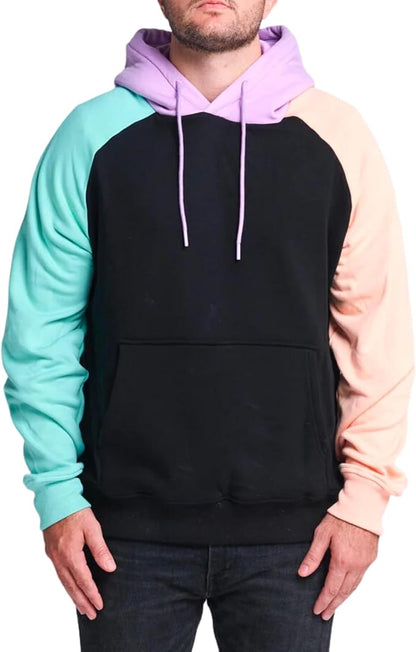 Spark Paws Human Hoodie - Premium Quality, Buttery Soft, Superior Comfort and Fit, Calming Fleece Interior, Suitable for All Styles – Cyber Color Block - L