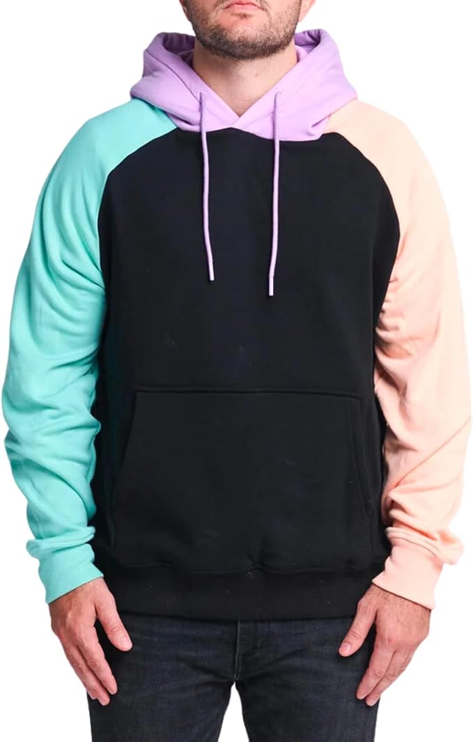 Spark Paws Human Hoodie - Premium Quality, Buttery Soft, Superior Comfort and Fit, Calming Fleece Interior, Suitable for All Styles – Cyber Color Block - 2XL