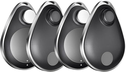 Utag GPS Tracker for Kids,4pcs Key Finder Works with Apple Find My (iOS only),Privacy Protection, Lost Mode, Waterproof,Bluetooth Tracker for Children, Seniors, Pets, Backpack (Black)