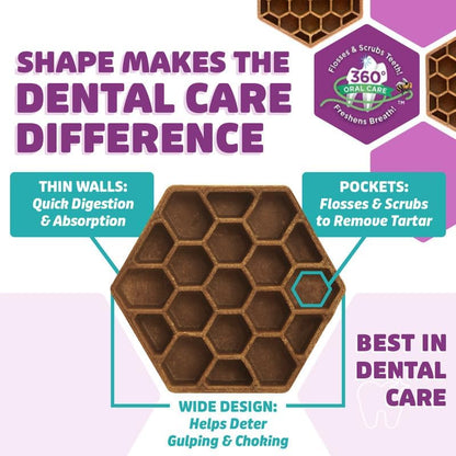 Longevity15 C15:0 Dog Health Supplement (30-Day Supply) & Yummy Combs Dog Dental Treats (8oz Bag) for Extra Small Dogs – C15:0 Fatty Acid for Daily Wellness, Food Topper – VOHC Approved Oral Care