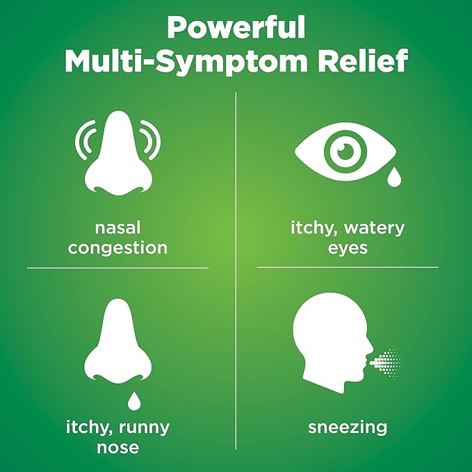 Amazon Basic Care 24-Hour Allergy Relief Nasal Spray, Fluticasone Propionate (Glucocorticoid), 50 mcg, Full Prescription Strength, Non-Drowsy, 0.62 Fl Oz
