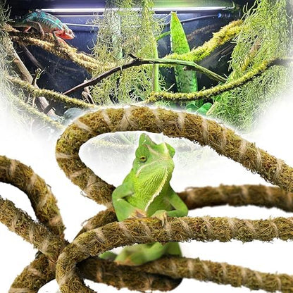 Duspro 6.5FT Reptile Vines for Climbing, Bendable Branch for Reptile