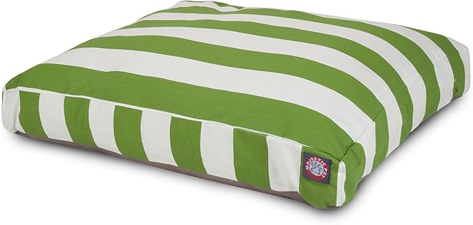 Majestic Pet Shredded Memory Foam Dog Bed Medium with Removable Washable Cover – Rectangle Orthopedic Dog Bed–Durable Dog Crate Bed-Flat Dog Bed for Senior Dogs - (35x29) M - Villa - Aubergine