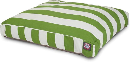 Majestic Pet Shredded Memory Foam Dog Bed Medium with Removable Washable Cover – Rectangle Orthopedic Dog Bed–Durable Dog Crate Bed-Flat Dog Bed for Senior Dogs - (35x29) M - Villa - Aubergine