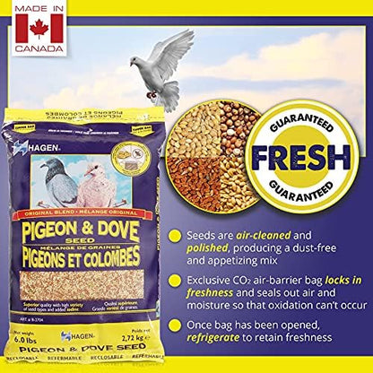 Hagen Pigeon & Dove Seed, Original Formula Bird Food, 6 lb Bag