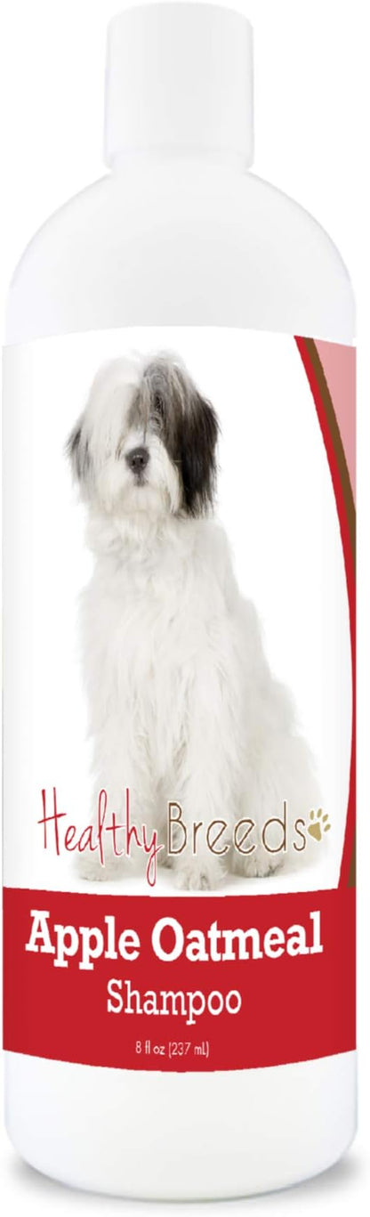 Healthy Breeds Old English Sheepdog Apple Oatmeal Dog Shampoo - All Natural, Tearless & Hypoallergenic Cleanser & Conditioner - Best for Dry, Itchy or Irritated Skin - 8 oz