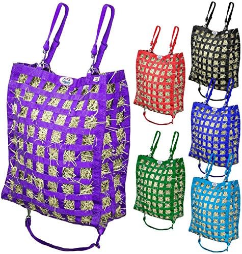 Derby Originals Superior Slow Feeder Horse Hay Bag with Super Tough Bottom and 1 Year Warranty