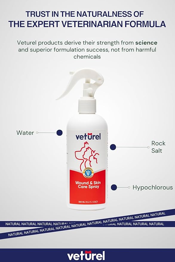 Veturel | Gentle Dog Hot Spot Care - Cat and Dog Skin Care10.2 oz (10 Oz)