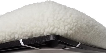 MidWest Homes for Pets QuietTime XXS Dog Bed – White Fleece Bolster, Ultra-Soft and Machine Washable, Fits 18-Inch Crates and Carriers, for Small Dogs and Cats