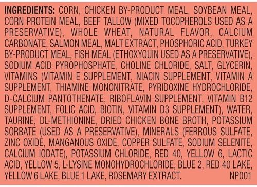 Meow Mix Gravy Bursts, Savory Salmon Flavor Kibble Mix, Gravy Filled Dry Cat Food, 3 lb. Bag (Pack of 2)