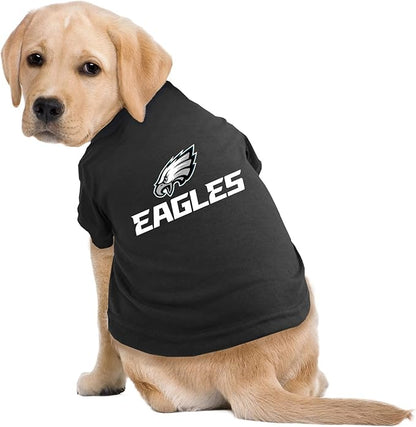 Littlearth NFL Philadelphia Eagles Pet T-Shirt, Team Color, X-Large