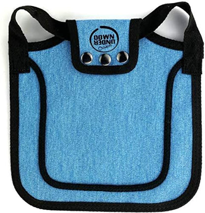 DOWN UNDER OUTDOORS Medium-Large Chicken Saddle Hen Apron Saver (Blue)