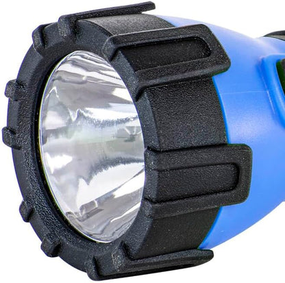 Dorcy 150 Lumen Floating Water Resistant LED Flashlight with Carabineer Clip, Blue (41-2514)