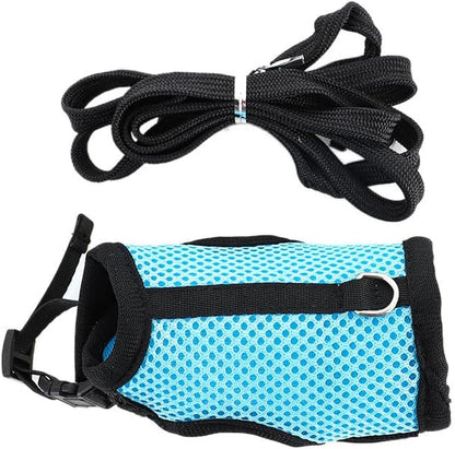 Rabbit Harness and Leash Escape Proof Soft Mesh Bunny Leash and Harness Set