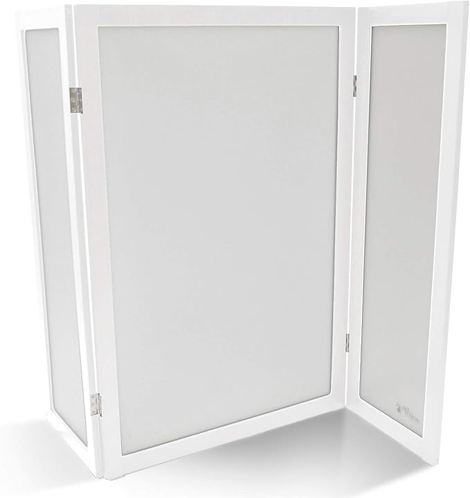 PetFusion ModestCat Litter Box Privacy Screen (3' Tall; 4' Wide, White).