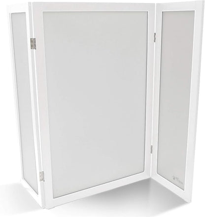 PetFusion ModestCat Litter Box Privacy Screen (3' Tall; 4' Wide, White).