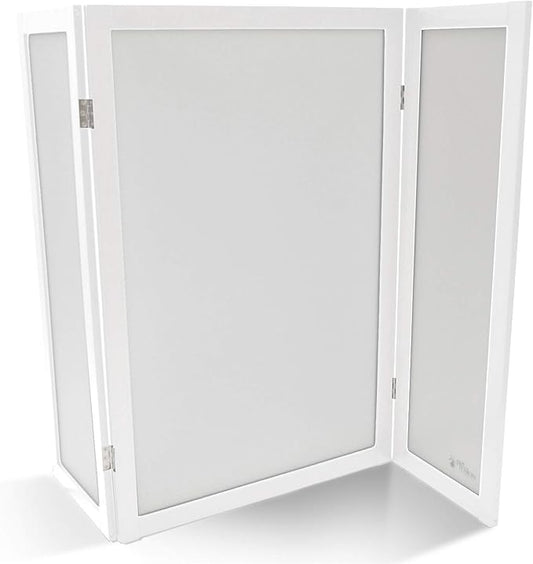PetFusion ModestCat Litter Box Privacy Screen (3' Tall; 4' Wide, White).
