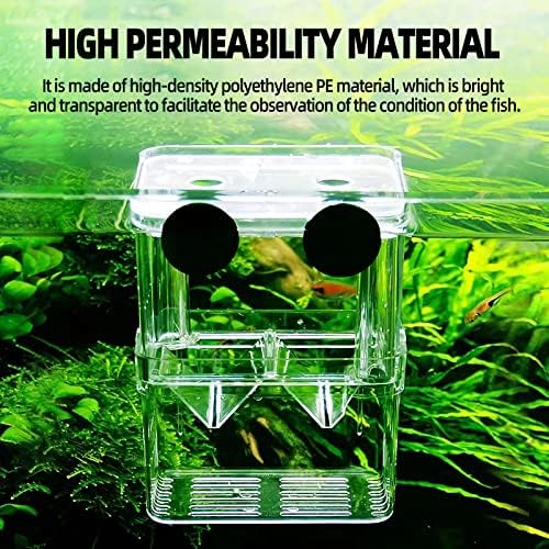 Boxtech Breeding Box for Fish Tank, Aquarium Hatchery Incubator Breeder Box