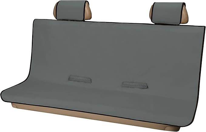 CURT 18520 Seat Defender 58-Inch x 63-Inch Grey Waterproof Universal Extra-Large Bench Truck Seat Cover Protector