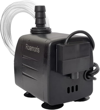 Automatic Fountain Pump With Level Sensor,110V Small Submersible Water Pump For Pond,Aquariums,Fish Tank, Hydroponics,PM06