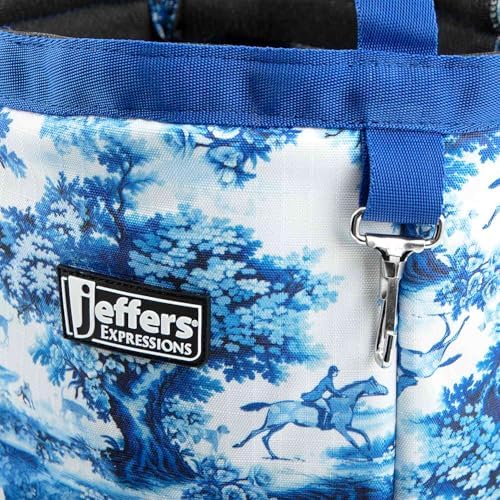 Jeffers Expression Grooming Tote Caddy – Portable Animal Care Organizer for Horses, Dogs, Cats, Livestock, Barn, Trailer, Stable - Brushes, Clippers, Towels, Spray Bottle, Tools - Equestrian Toile
