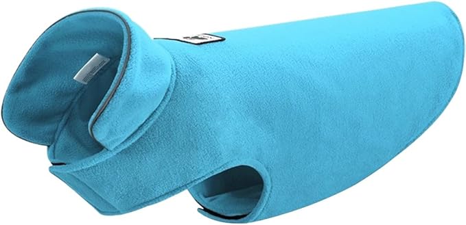 Creation Core Windproof Plush with Sport Vest Dog Clothes Night Reflective Jacket Pet Keep Warm Jacket No Pull No Choke Design Eco-Friendly for Small and Large Big Dog(Blue XXXL)