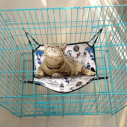 Shappy 5 Pcs Pet Hammock for Cage, Pet Hanging Bed Soft, Classical