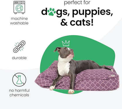 Molly Mutt Huge Dog Bed Cover -Royals - Measures 36”X 45”X 5’’ - 100% Cotton - Durable - Breathable - Sustainable - Machine Washable Dog Bed Cover