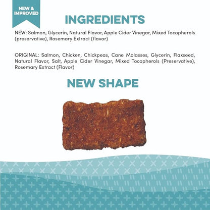 Organic Dog Treats, Sweet Potato, Salmon Flavor, 4 Ounces, USDA Organic, Made in USA, for All Breeds and Ages, Training