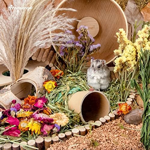 Niteangel Natural & Soft Hamster Bedding Mate: Air-Dried Flowers & No-Add