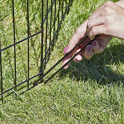 MidWest 18-Inch Exercise Pen, No Door, 16 Sq Ft Play Area
