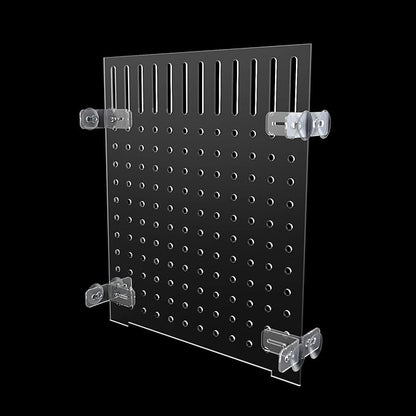 Fish Tank Divider Aquarium Acrylic Isolation Grid Board Divider with Suction Cups Accessories Transparent Plate Baffle Blocking Fish Partition Net Freshwater Ornament 25x30cm/9.84x11.81in